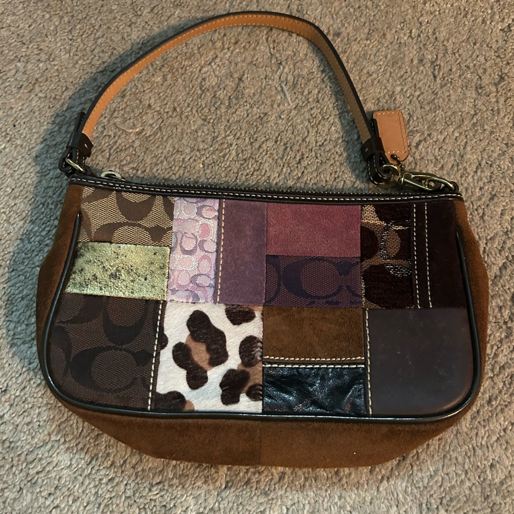 Coach patchwork shoulder bag